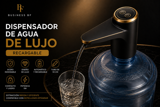 DISPENSADOR DE AGUA LUJO RECARGABLE