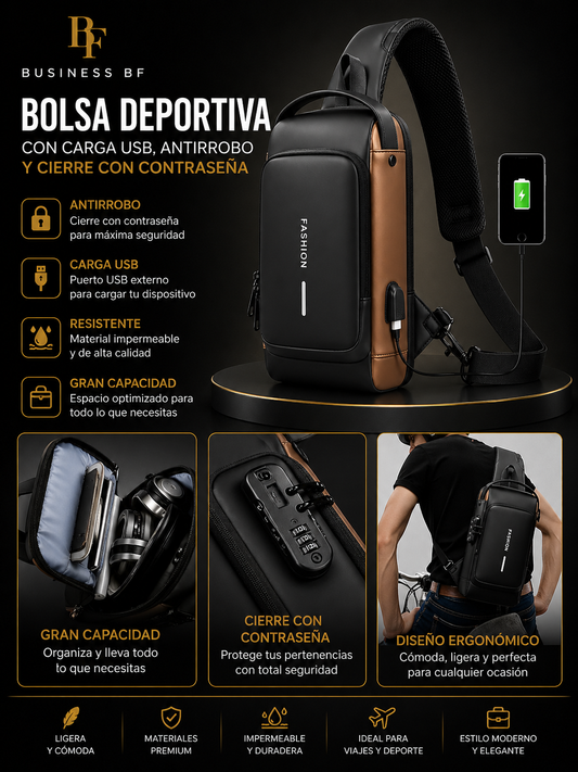 BOLSO MOCHILA ANTIRROBO